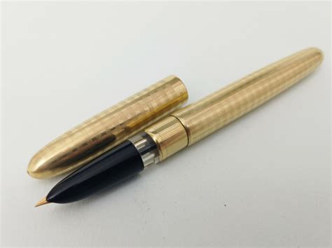 ZENITH EXTRA LAMINATO ORO 750 18Kr Rare Fountain Pen .